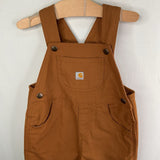 Size 4: Carhartt Brown Denim Shortalls