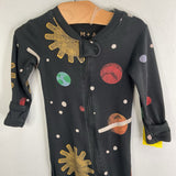 Size 3-6m: Monica + Andy Black Solar System 1pc Pj