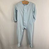 Size 3-6m: Magnetic Me Light Blue 1pc Footy Pjs