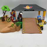 Playmobil Stunt Show Tent & Map Motocross Assorted Pieces