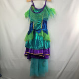 Size 3-5: Blue/Green Fairy Costume Dress
