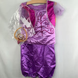 Size 5-7: Disney Aladdin Purple Princess Jasmin 5 pc Costume Dress