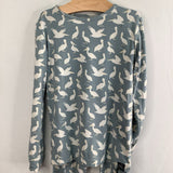 Size 5: Sweet Bamboo Blue/White Pelicans 2pc PJs