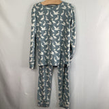 Size 5: Sweet Bamboo Blue/White Pelicans 2pc PJs