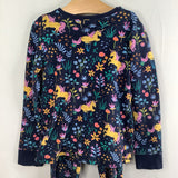 Size 5: Under The Stars by NEXT Navy/Multi Unicorn garden 2pc PJs