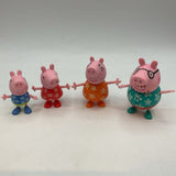 4pc Peppa Pig Family Figurines