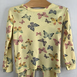 Size 4: Gap Yellow/Multi Butterfly 2pc PJs