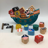 Brybelly Wooden Pirate Ship Set