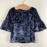 Size 3-4: Crewcuts Navy Velvet T-Shirt