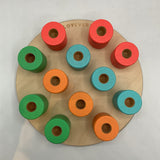 Lovevery Wooden Stacking Pegboard