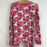 Size 6-7 (120): Hanna Andersson Pink Rainbow Unicorn 2pc PJs