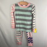 Size 4 (100): Hanna Andersson Colorful Striped 2pc PJs