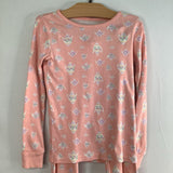 Size 7: Janie & Jack Pink Tea Pot 2pc PJs