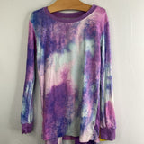 Size 5-6: Little Sleepies Purple/Whire 2pc PJs