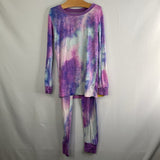 Size 5-6: Little Sleepies Purple/Whire 2pc PJs