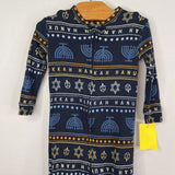 Size 6-12m: Gap Blue/Multi Hanukah 1pc PJs