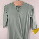 Size 3-6m: Kyte Baby Green Long Footy Romper