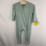Size 3-6m: Kyte Baby Green Long Footy Romper