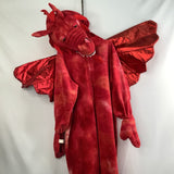 Size S: Red Dragon 3pc Costume