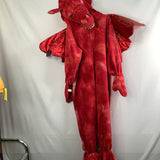Size S: Red Dragon 3pc Costume