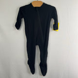 Size 0-3m: Kyte Baby Black Long Footy Romper