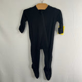 Size 0-3m: Kyte Baby Black Long Footy Romper