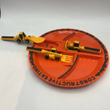 Construction Plates/Utensils