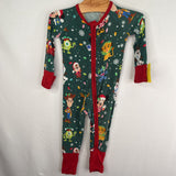 Size 3-6m: Little Sleepies Green Toy Story Christmas 1pc Pjs