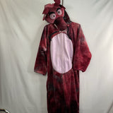 Size 4-6: Red Dragon Velvet Onesie 1pc Costume