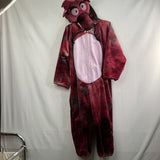 Size 4-6: Red Dragon Velvet Onesie 1pc Costume