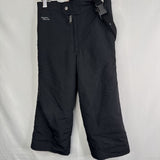 Size 5: Obermeyer Black Waterproof "I Grow" Snow Bibs