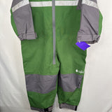 Size 3: Oaki Green/Grey Rain Suit