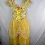 Size 7-8: Disney Yellow Belle Costume Dress