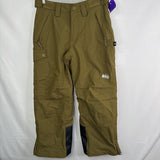 Size 8: REI Green Fleece Lined Snow Pants