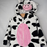 Size 3: Black White Cow 1pc Costume