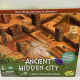 Peaceable Kingdom Ancient Hidden City - A Seek & Find Glow Puzzle 100pcs
