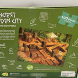 Peaceable Kingdom Ancient Hidden City - A Seek & Find Glow Puzzle 100pcs