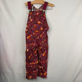 Size 3: Duluth Trading Co. Pink/Multi Woodland Foxes Overalls