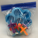 Blue Silicone Popsicle Molds