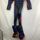 Size 7-8:Jazwares Costume Play Spiderman Black Blue 2pc Costume