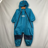Size 18m: Tuffo Blue Muddy Buddy Rain Suit