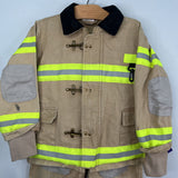 Size 2-3: Teetot & Co Tan/Yellow Firefighter 2pc Costume