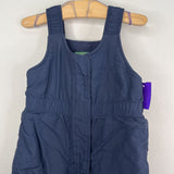 Size 2: L.L. Bean Navy Fleece Lined Snow Bib