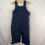 Size 2: L.L. Bean Navy Fleece Lined Snow Bib