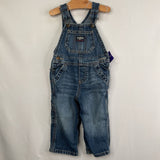 Size 12m: OshKosh Mid Wash Denim Overalls