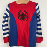 Size 3 (90): Hanna Andersson x Marvel Blue/Red Spiderman 2pc PJs