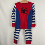 Size 3 (90): Hanna Andersson x Marvel Blue/Red Spiderman 2pc PJs