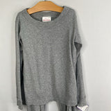 Size 5 (110): Hanna Andersson Heathered Grey 2pc PJs