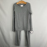 Size 5 (110): Hanna Andersson Heathered Grey 2pc PJs