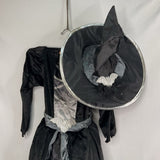 Size 8-10: Morph Costumes Black/Silver Witch 2pc Costume